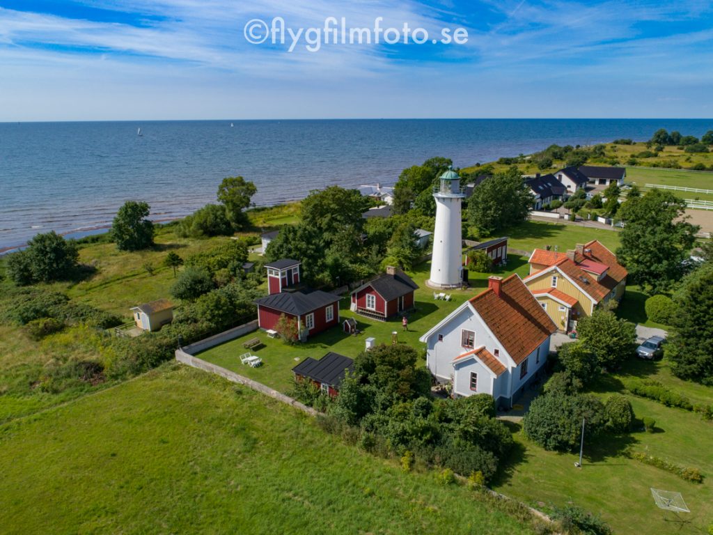 Smygehuk fyr - Flygfilmfoto