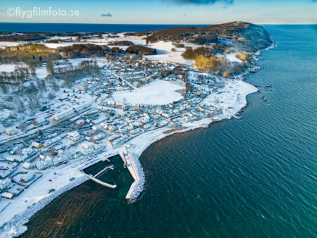 Arild och Kullaberg täckt med snö